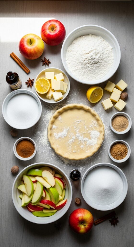apple pie ingredients