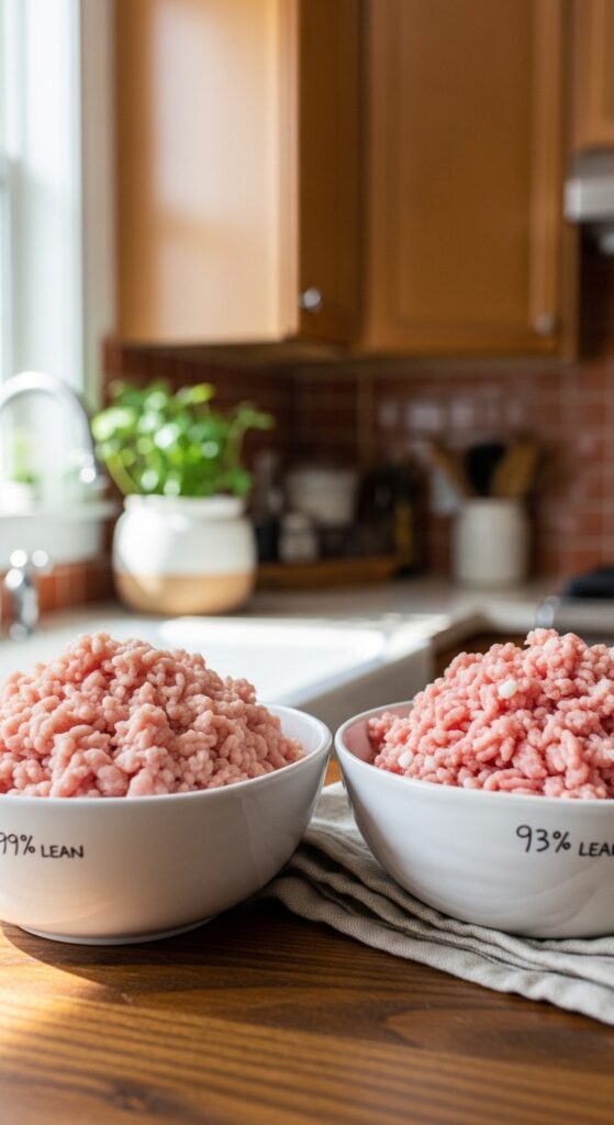  bowls of ground turkey