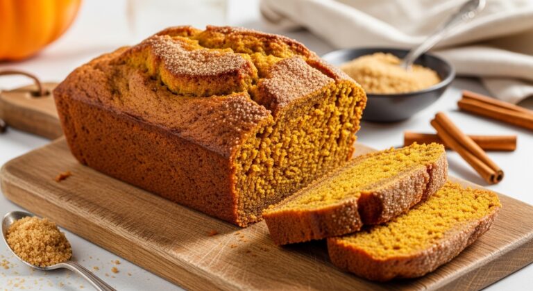 brown sugar pumpkin loaf