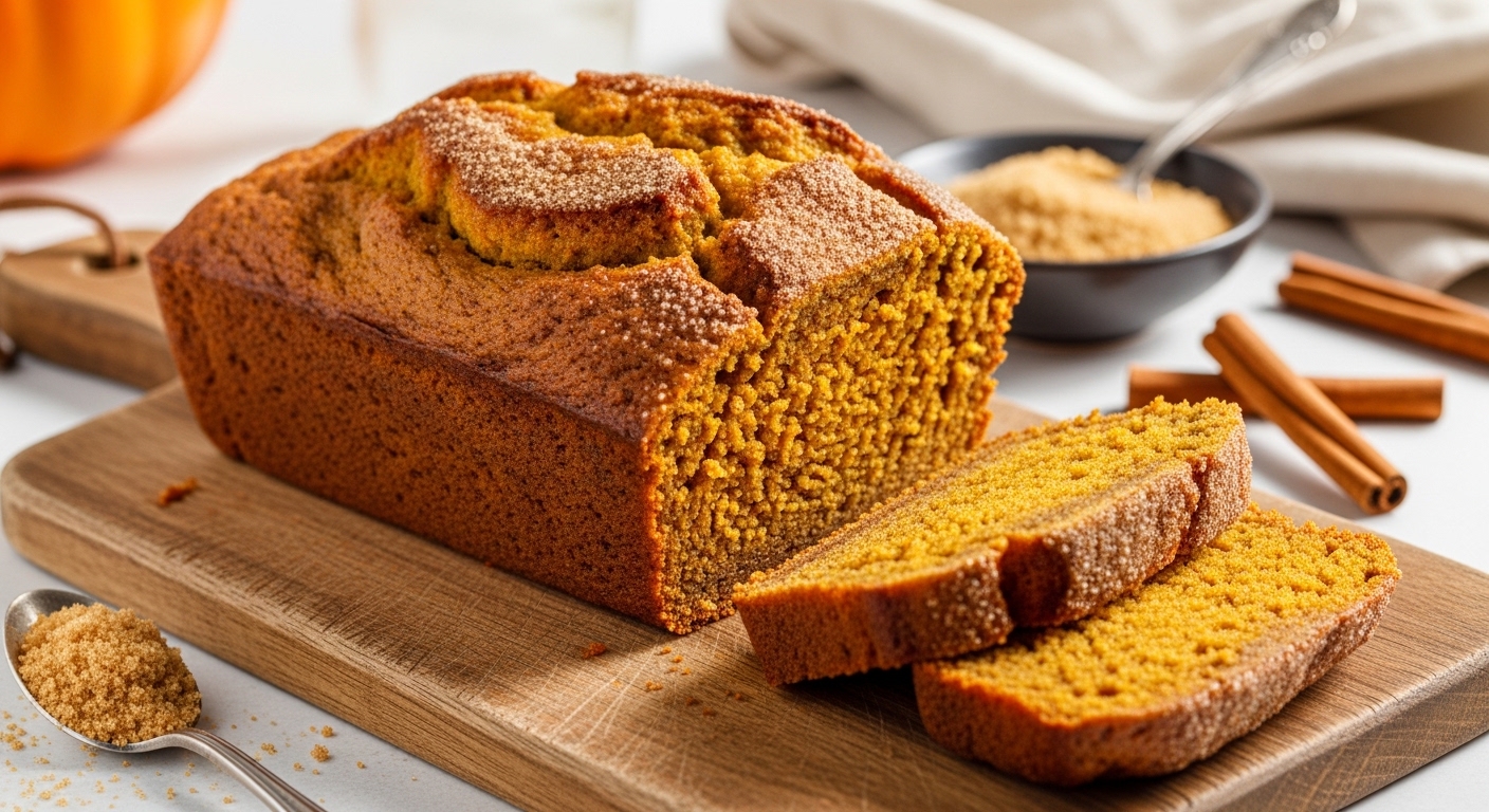 brown sugar pumpkin loaf