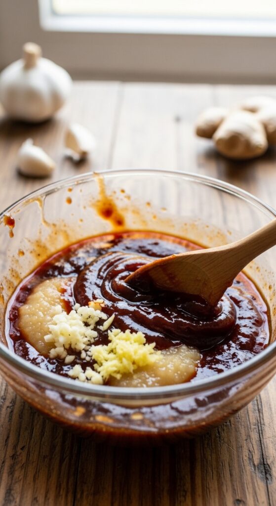 bulgogi sauce being mixed