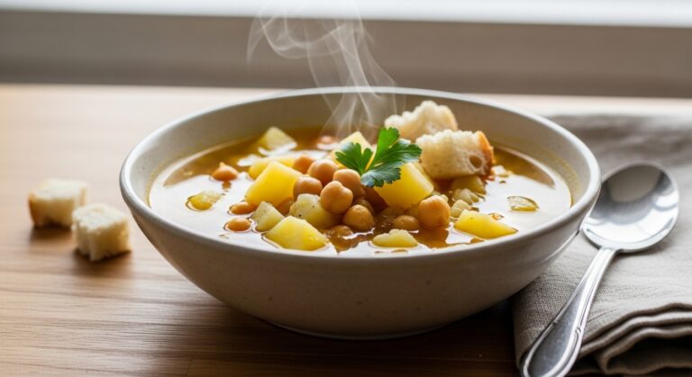 chickpea potato soup