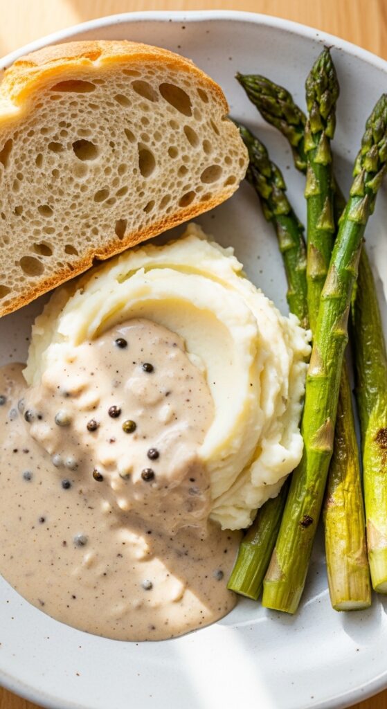 creamy peppercorn sauce