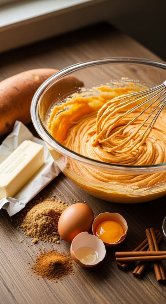 creamy sweet potato pie filling