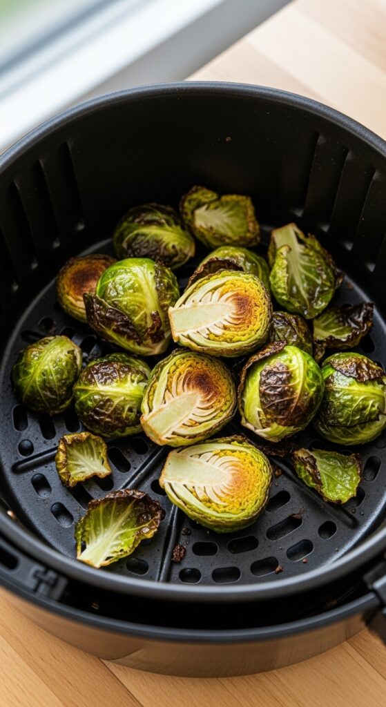 crispy air fryer Brussels sprouts