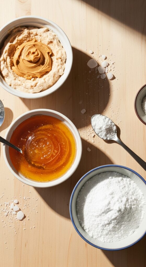 flat-lay of alternative ant bait mixtures