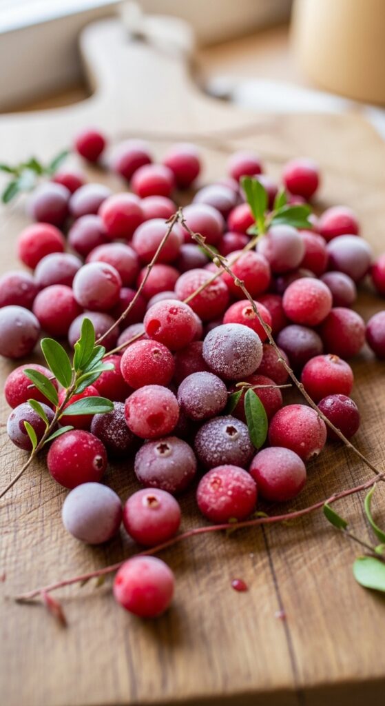 fresh and frozen cranberries