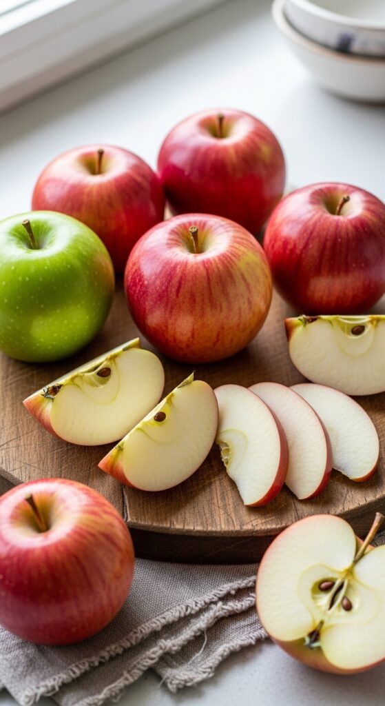 fresh apples for apple pie