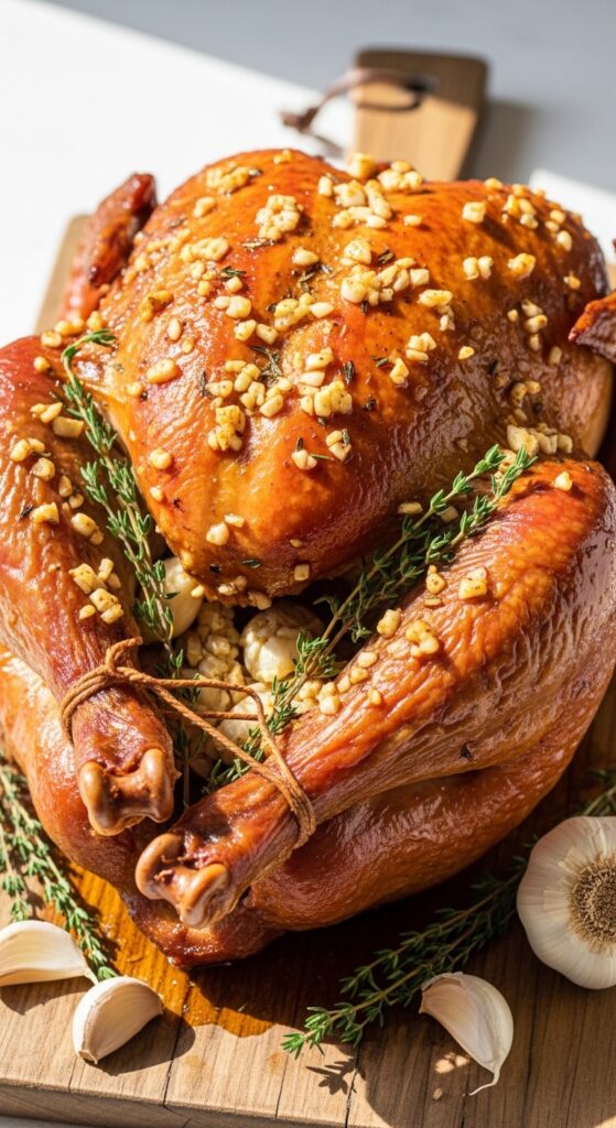 garlic butter smoked turkey