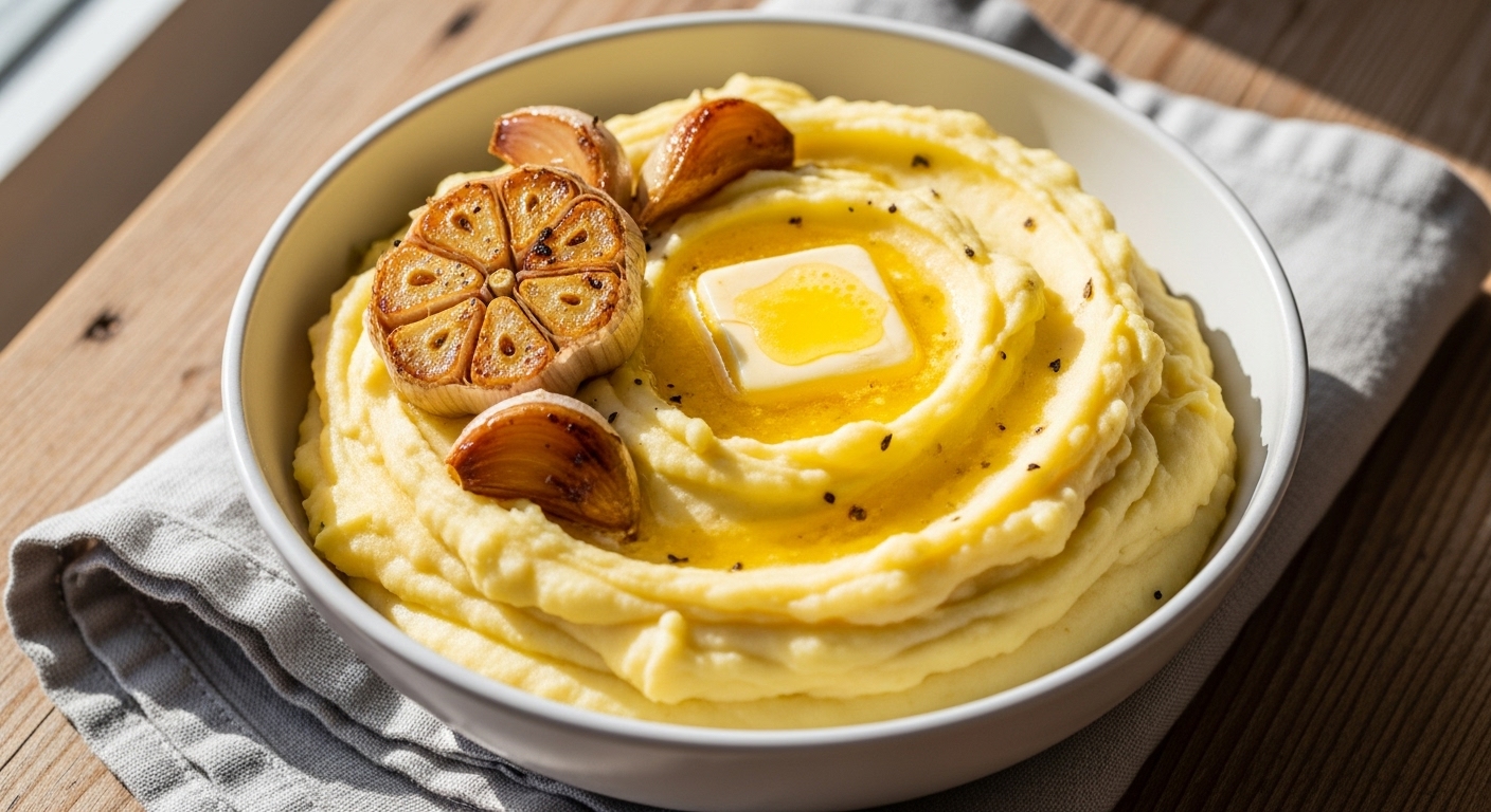 garlic mashed potatoes