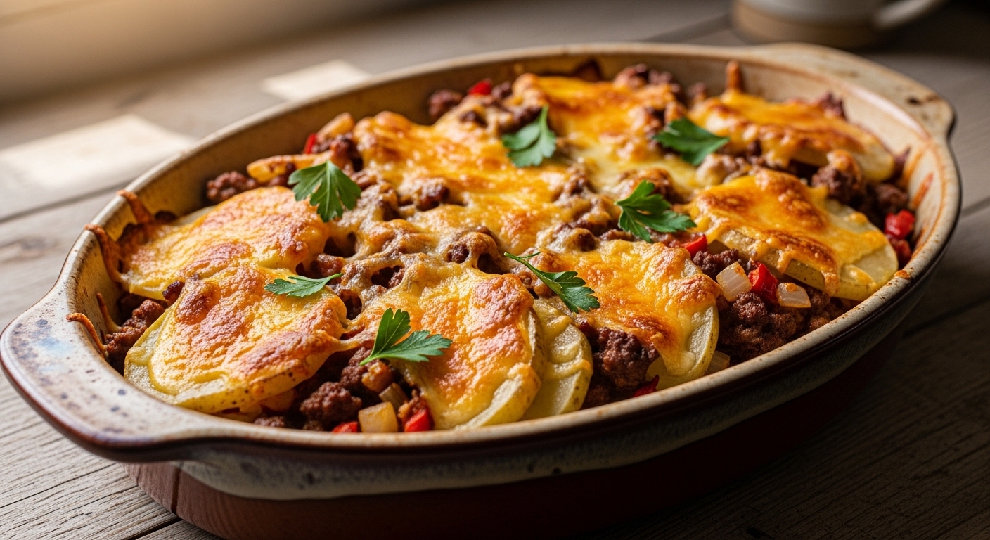 hamburger potato casserole