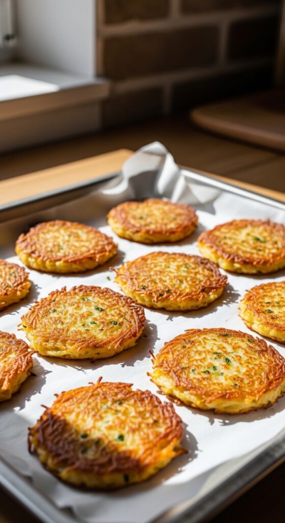 homemade baked potato pancakes