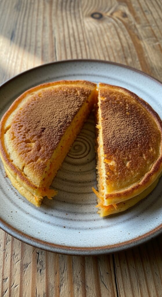 homemade sweet potato pancake