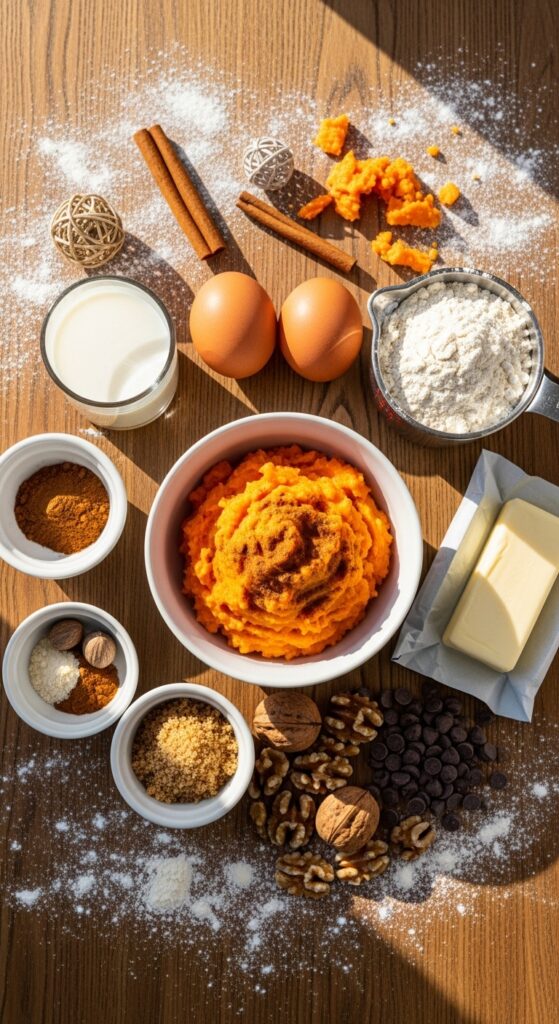 homemade sweet potato pancake ingredients