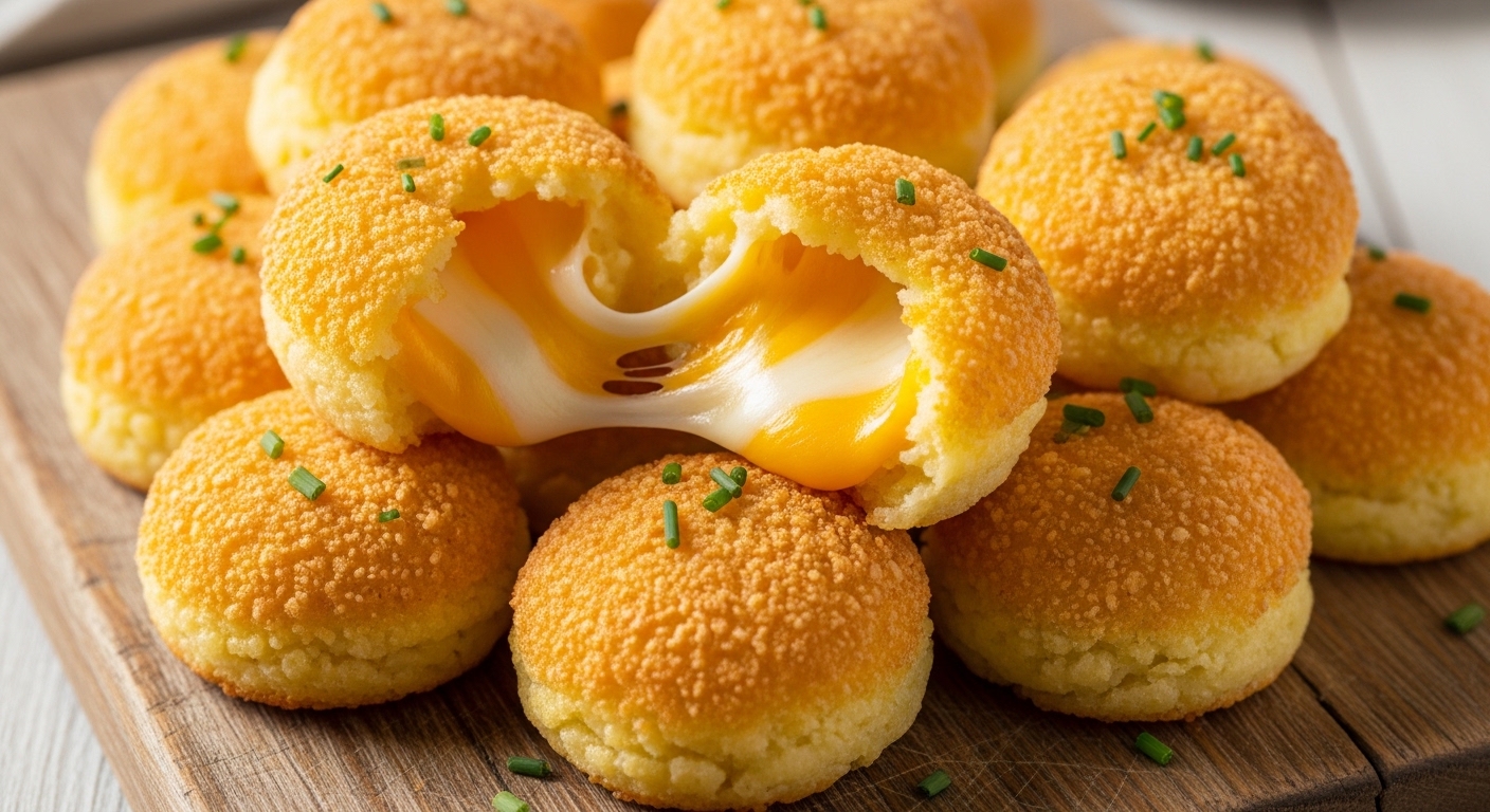 irresistible mashed potato cheese puffs