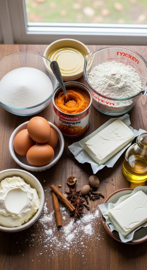 pumpkin sheet cake ingredients 