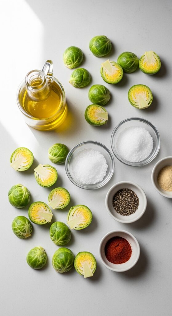 roasted Brussels sprouts ingredients