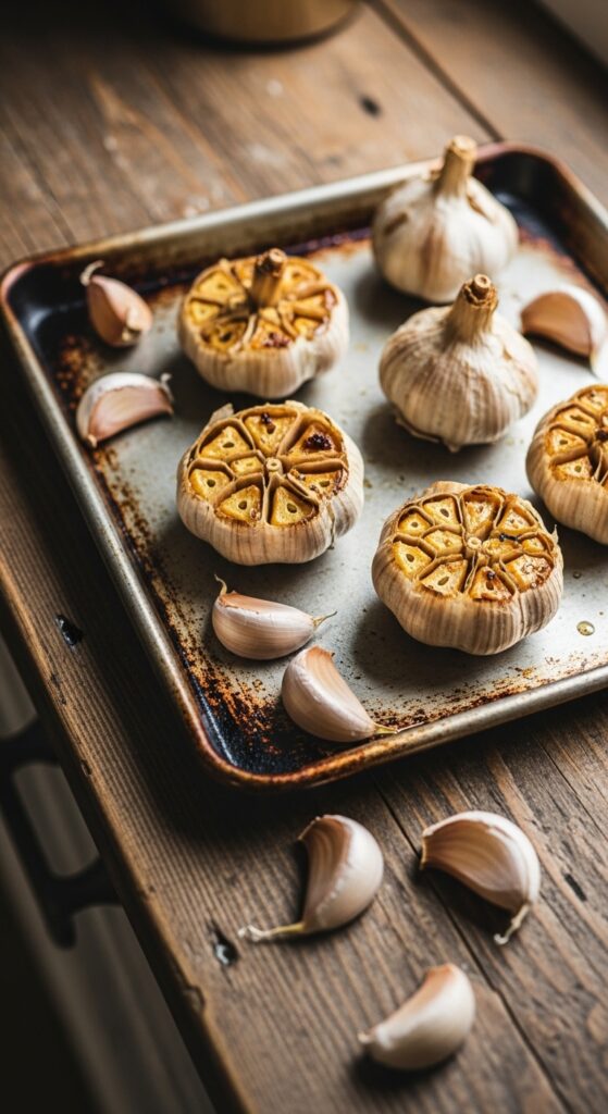 roasted garlic bulbs