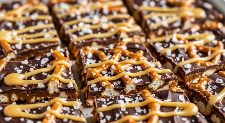salted caramel pretzel bark