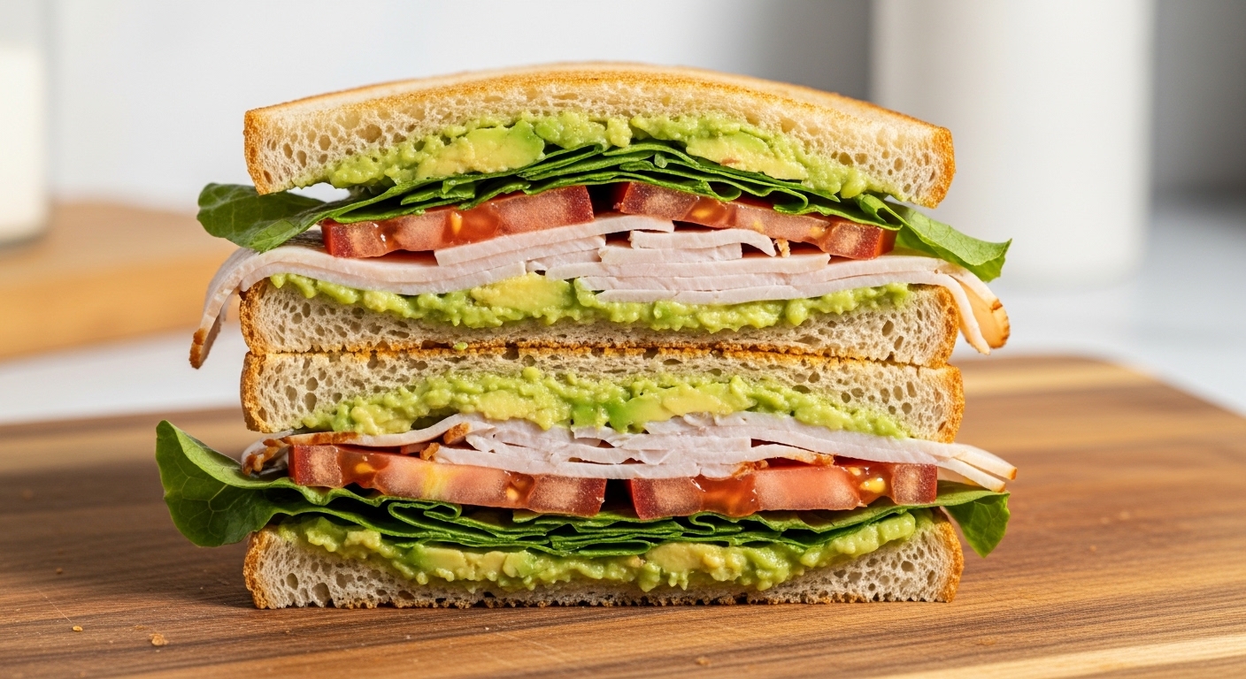 savory turkey avocado sandwich recipe