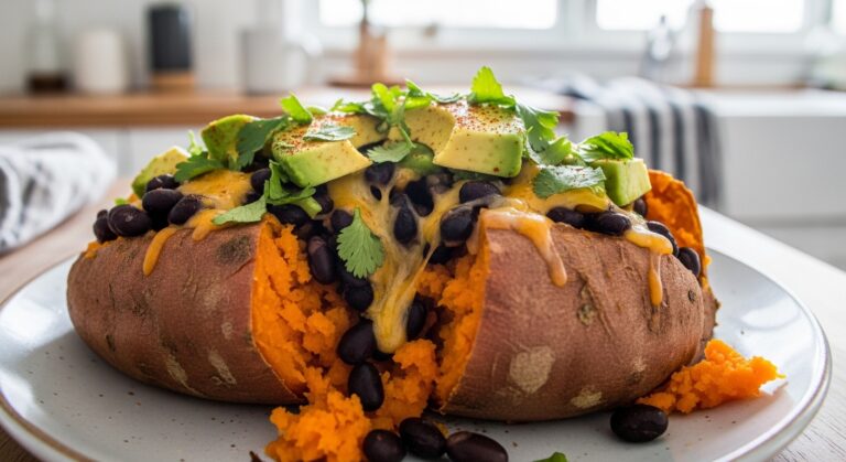 stuffed sweet potato