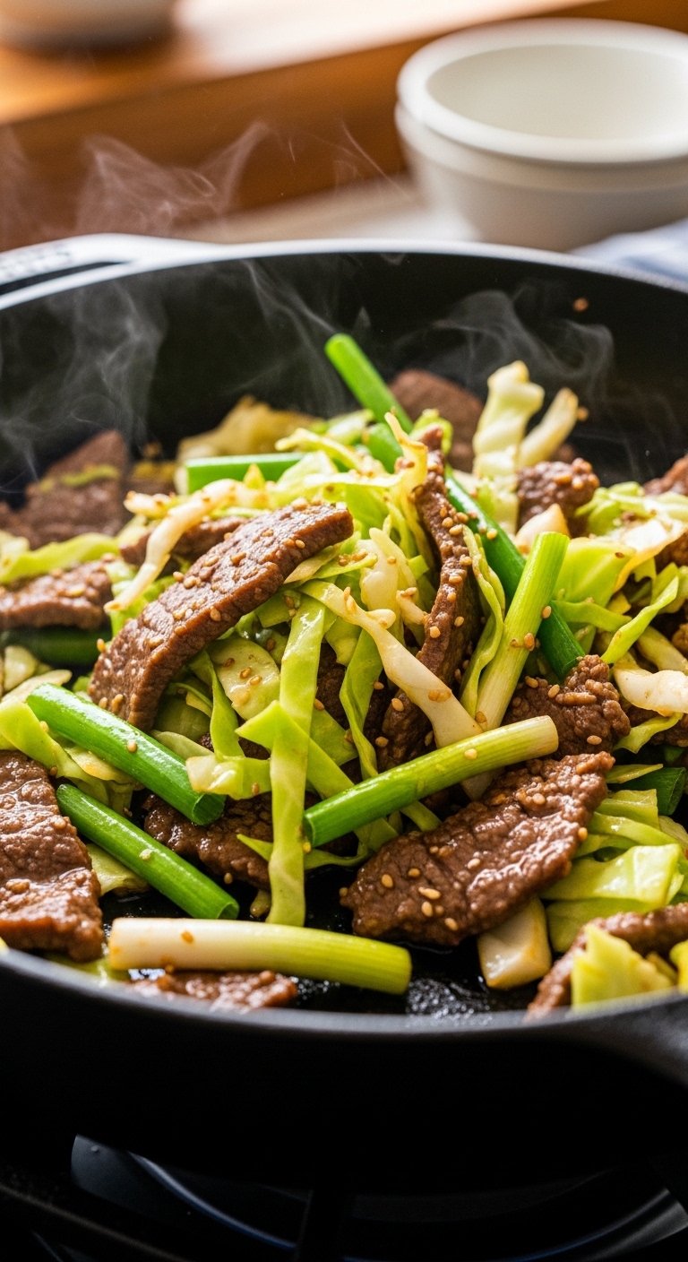 Adding Cabbage and Final Toss