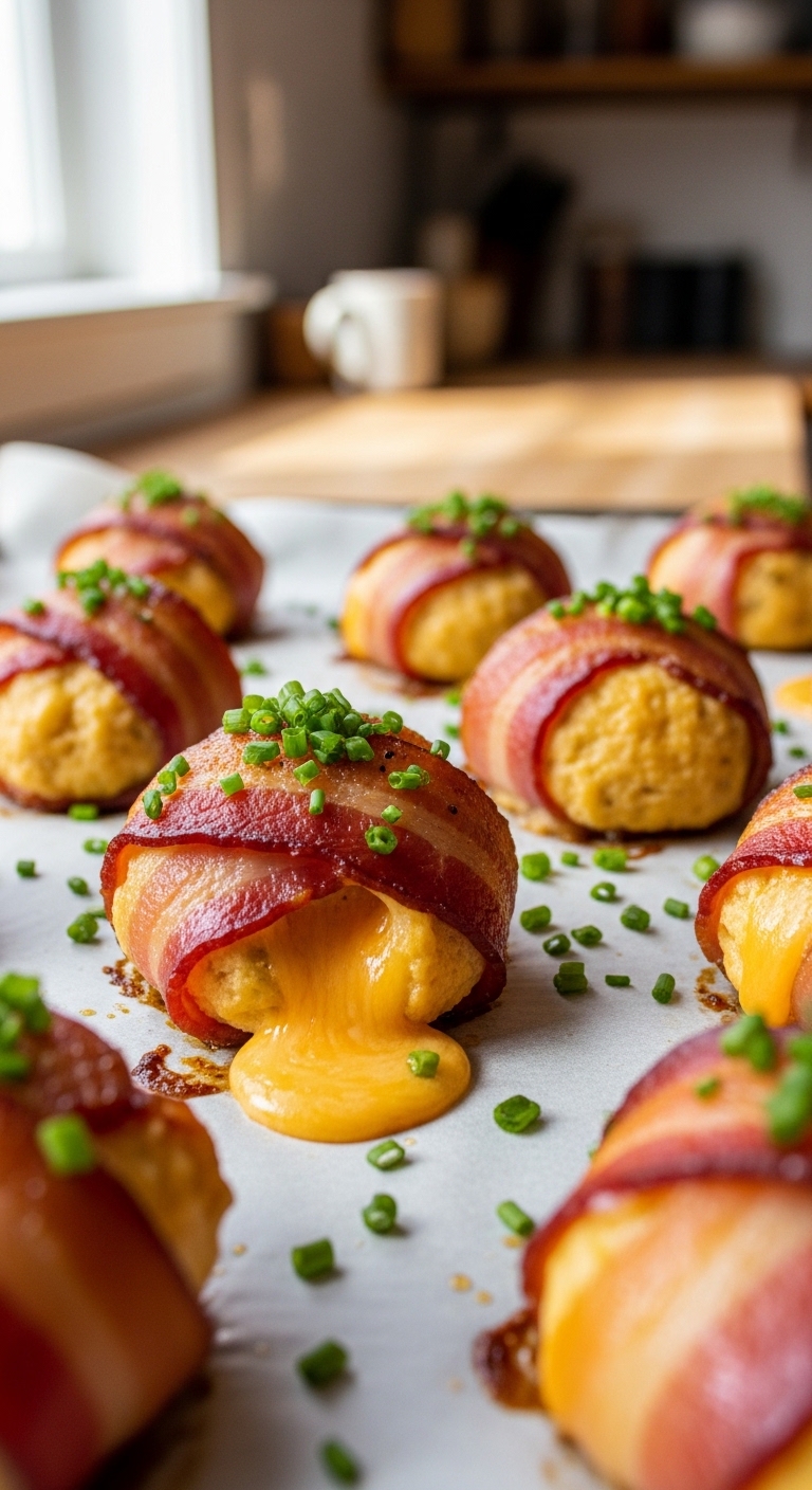 Cheesy Bacon Bombs