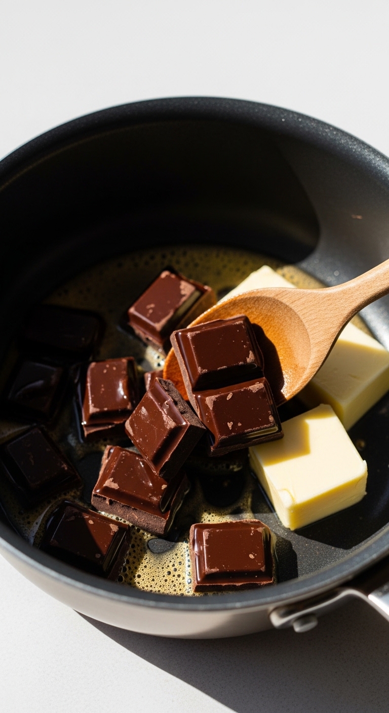 Fudgy Peanut Butter Brownies – Chocolate Melting