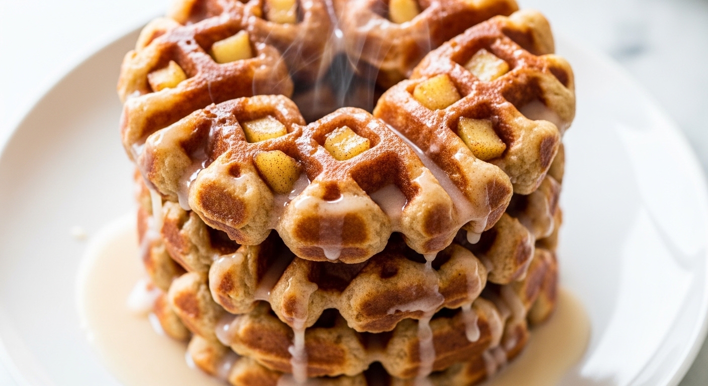 apple fritter waffle donuts recipe