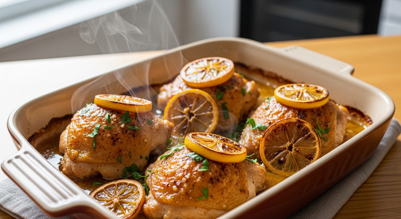 baked lemon butter chicken recipe