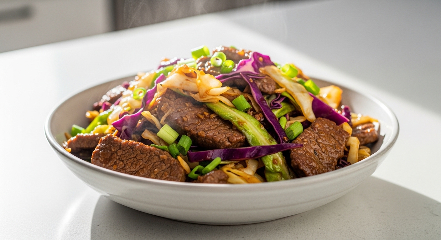 beef cabbage stir fry recipe