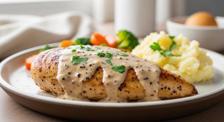 chicken with pepper sauce