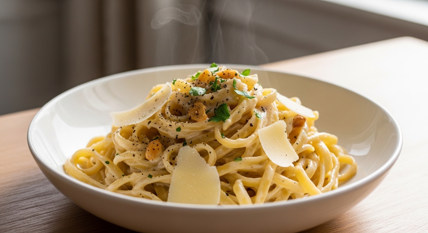 creamy garlic parmesan pasta recipe