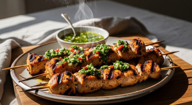 grilled chicken skewers recipe