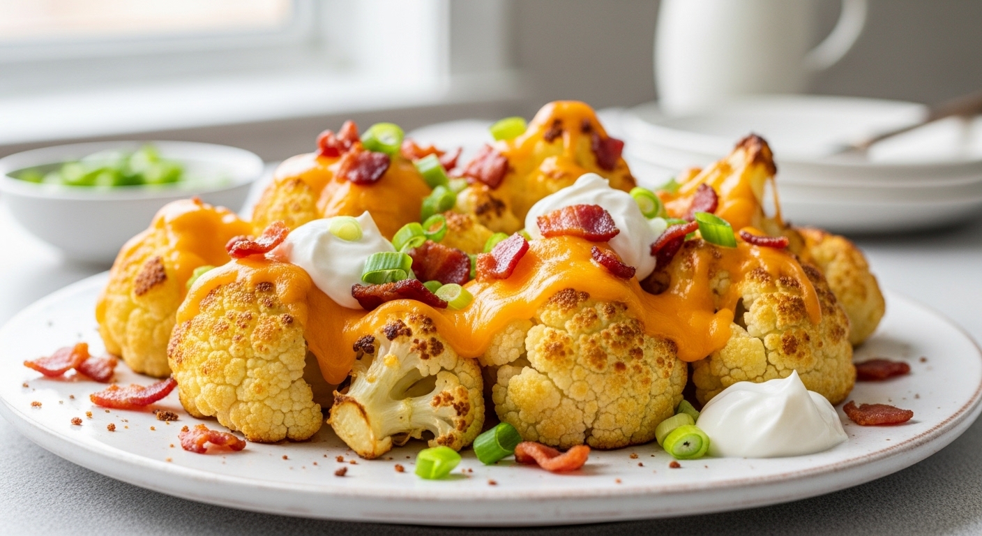 Loaded Roasted Cauliflower