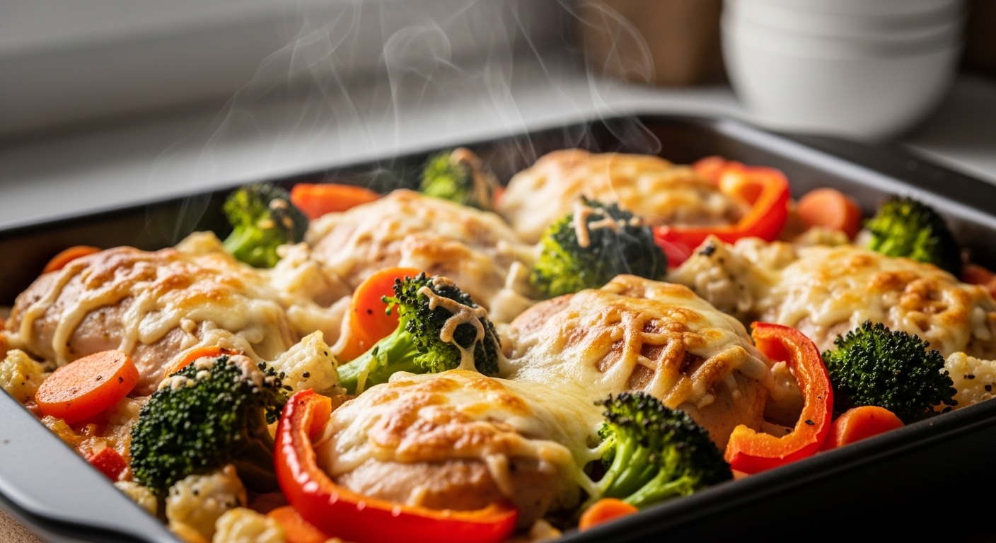 savory chicken vegetable casserole recipe
